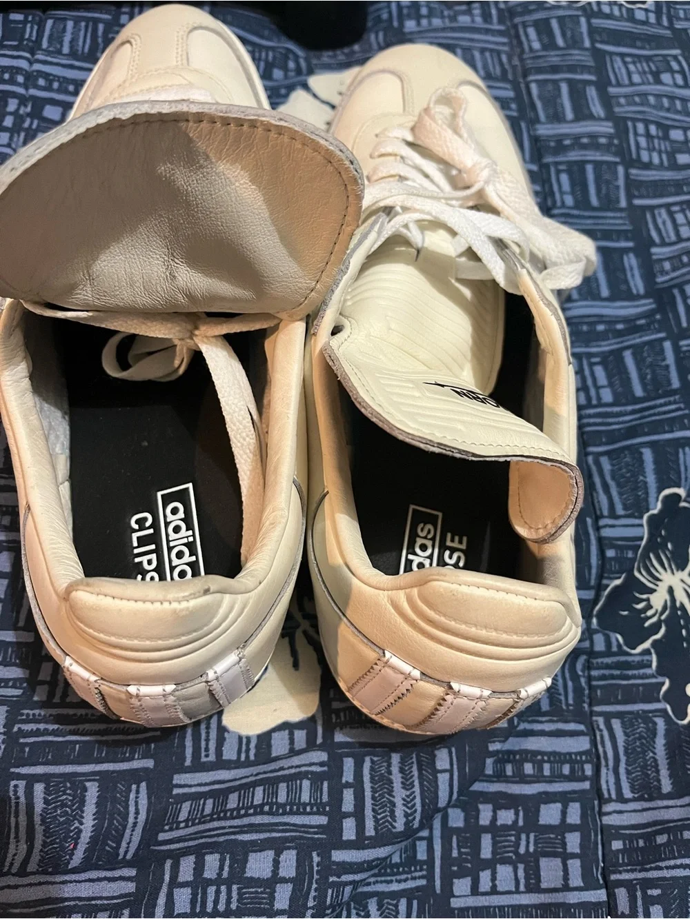 adidas Thorn Samba Cream/White Leather Sneakers